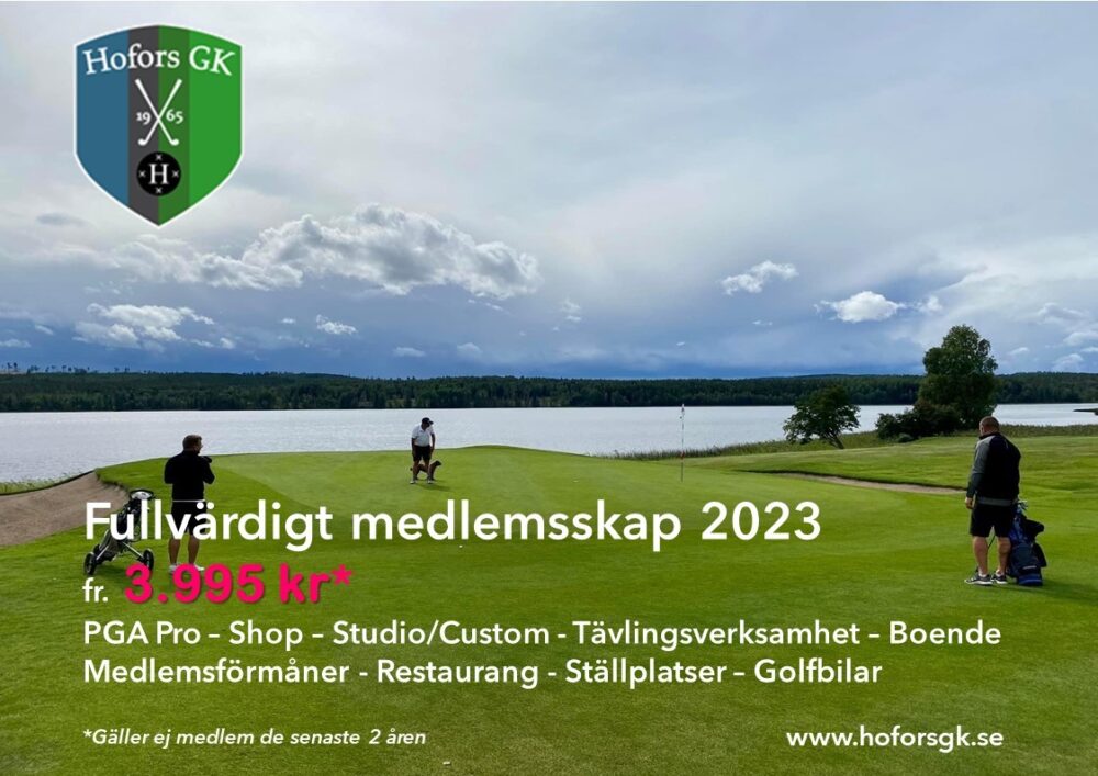 Bli medlem på Hofors GK