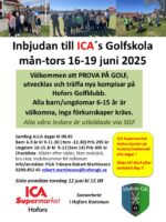 ICA Sommargolfskola